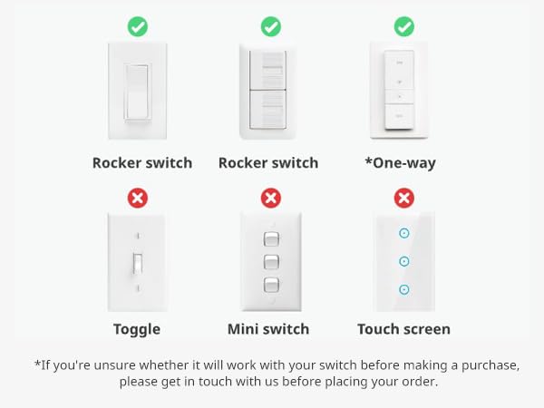 Smart Switch Button Pusher - No Wiring, Wireless App or Timer Control, Add SwitchBot Hub Mini to Make it Compatible with Alexa, Google Home, HomePod, IFTTT (Black)