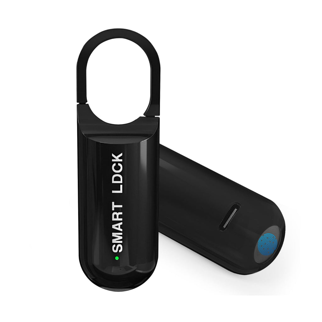 Smart Fingerprint Padlock for Locker, Small Rechargeable Fingerprint Lock, Keyless Biometric Thumbprint Padlock for Gym School Locker, Suitcase, Backpack
