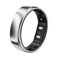 Ultra-Thin AI Smart Ring, 10-Day Battery Life, Fitness/Sleep/Stress/Women's Health Tracker, IP68 Waterproof Health Ring, Compatible with Android & iOS (Size 9, Galaxy Silver)