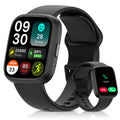 Smart Watch for Men Women, 1.83" HD, Alexa Built-in, Bluetooth 5.3 Calls & Notifications, IP68 Waterproof,100+ Sport Modes,Fitness Tracker/Heart Rate/SpO2/Sleep Monitor for Android iOS (Black)
