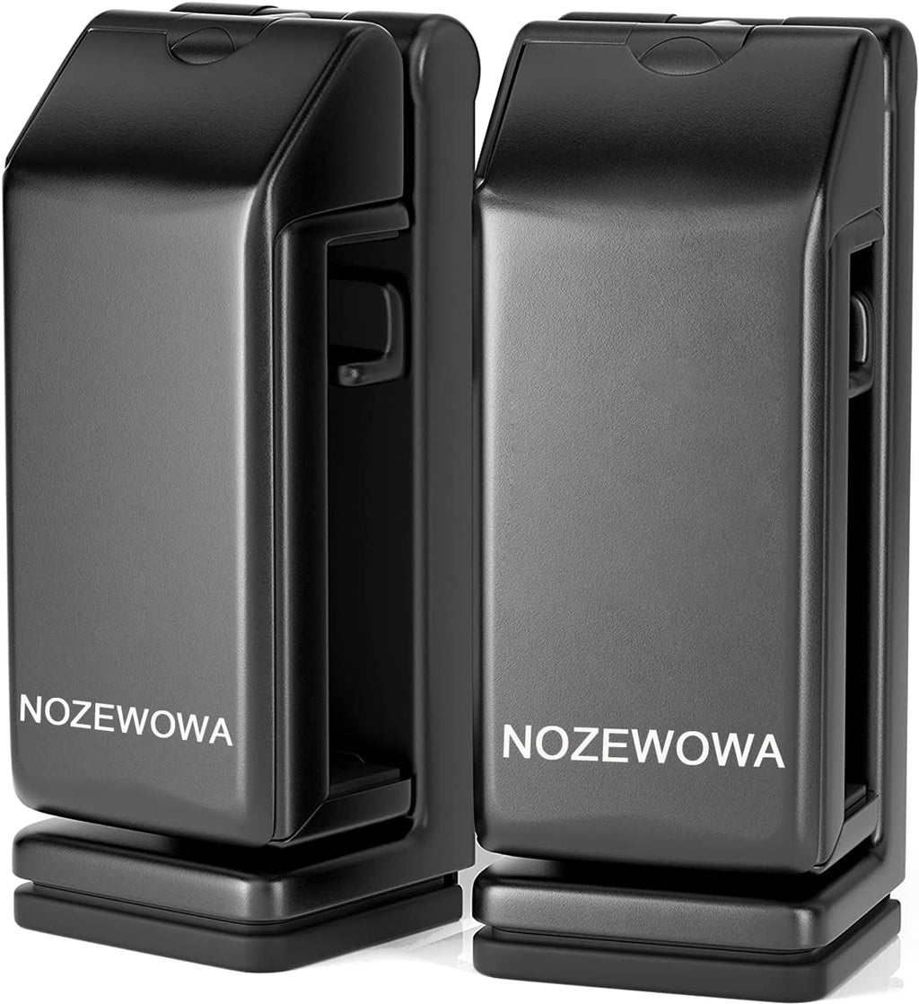 2 Pack Airplane Phone Holder Mount,NOZEWOWA 360 Degree Rotation Flight Mount Clip Portable Foldable Travel Essential for Flying Plane Tray Seat Back Voyage Gadget Women Men Toddler