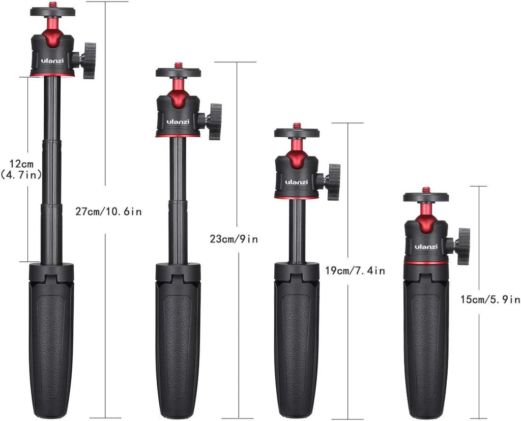 Extension Vlog Phone Tripod Mount Stand Holder Grip for iPhone Samsung Google Smartphone Compact Cameras Vlogging