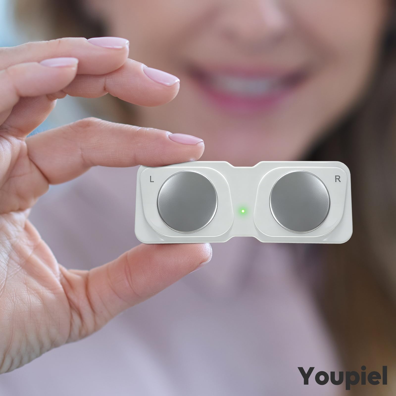 Portable ECG Monitor, Wireless Personal ECG Device, Detects AFib & Irregular Arrhythmias, High Precision, Easy Results in 30 Seconds