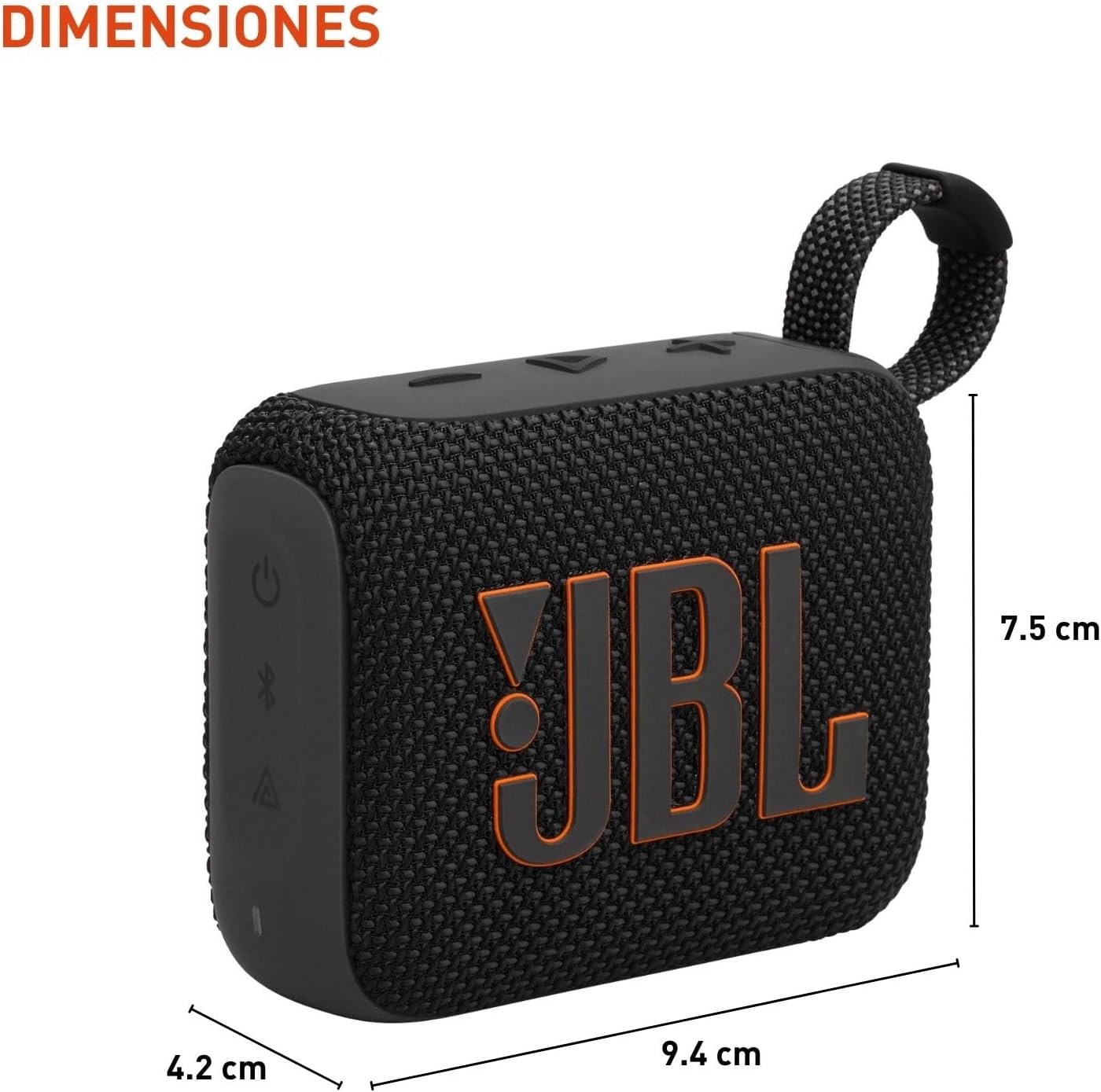 JBL Go 3 - Portable Bluetooth Speaker, Built-in Battery, Waterproof and Dustproof Feature JBLGO3BLUAM, Bonus Keychain LED Included - Blue