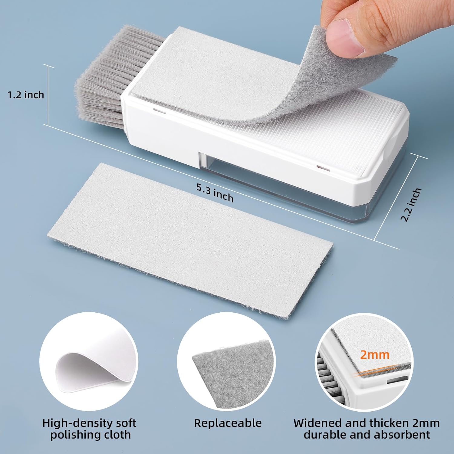 Keyboard Cleaning Kit Laptop Cleaner, 10-in-1 Computer Screen Cleaning Brush Tool, Multi-Function PC Electronic Cleaner Kit Spray for iPad iPhone Pro, Earbuds, Camera Monitor, All-in-one