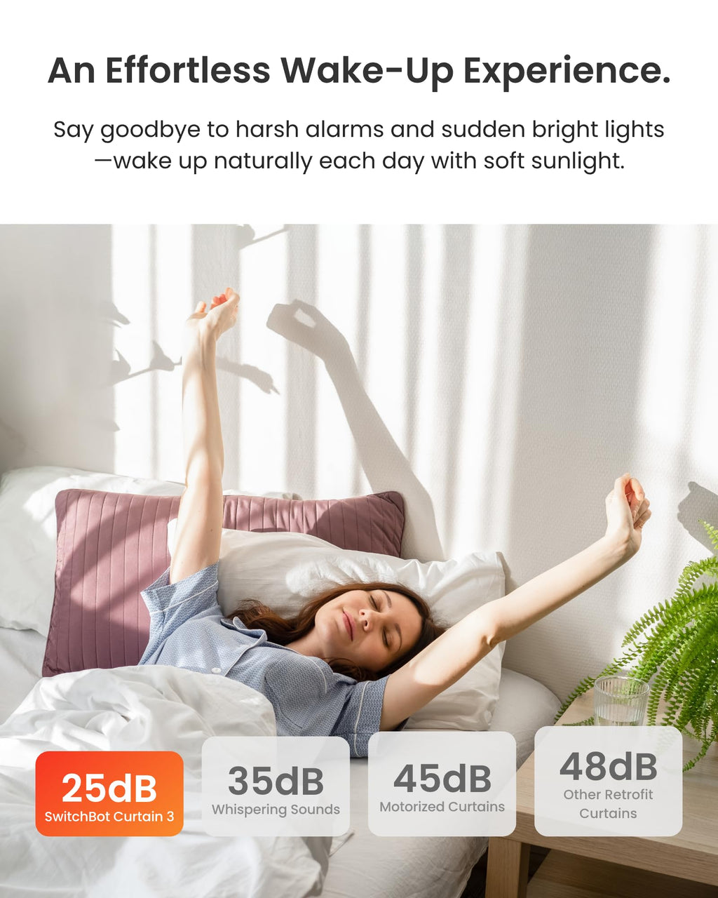 Automatic Curtain Opener 3 Rod, Bluetooth Remote Control, Wi-Fi & App Control, Add Hub to Work with Alexa, Google Home, Home Kit