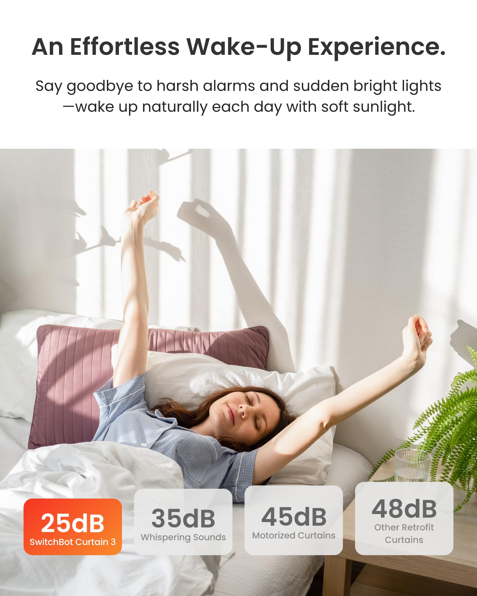 Automatic Curtain Opener 3 Rod, Bluetooth Remote Control, Wi-Fi & App Control, Add Hub to Work with Alexa, Google Home, Home Kit