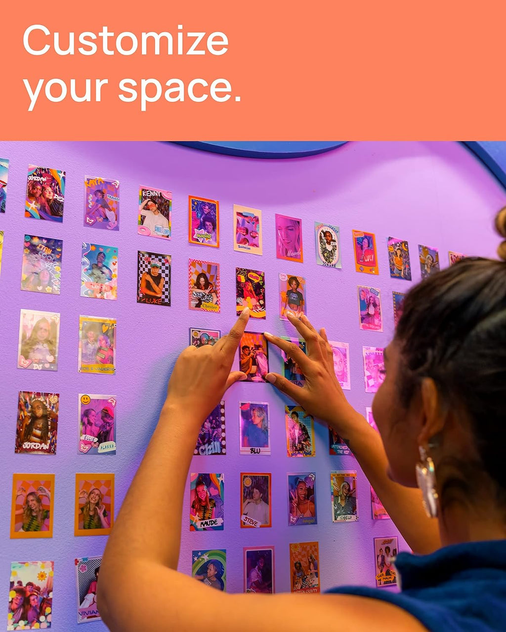 Mini Photo Printer, Print from Compatible iOS & Android Devices, Sticky-Back Prints