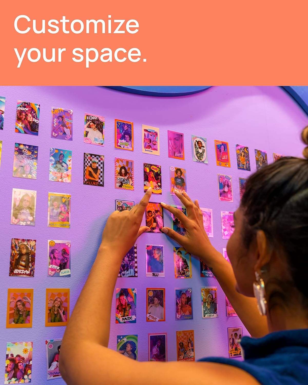 Mini Photo Printer, Print from Compatible iOS & Android Devices, Sticky-Back Prints