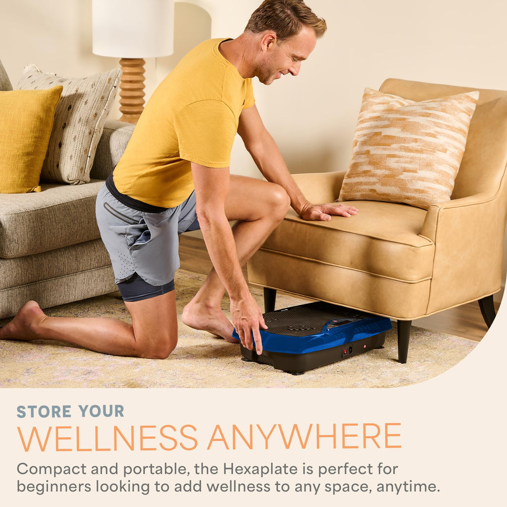 Vibration Plate Exercise Machine with Magnetic Acupoints & Handlebars, Whole Full Body Vibration Plate for Fitness & Workout– 99 Speed Levels, Bluetooth Speaker, Resistance Bands & Remote