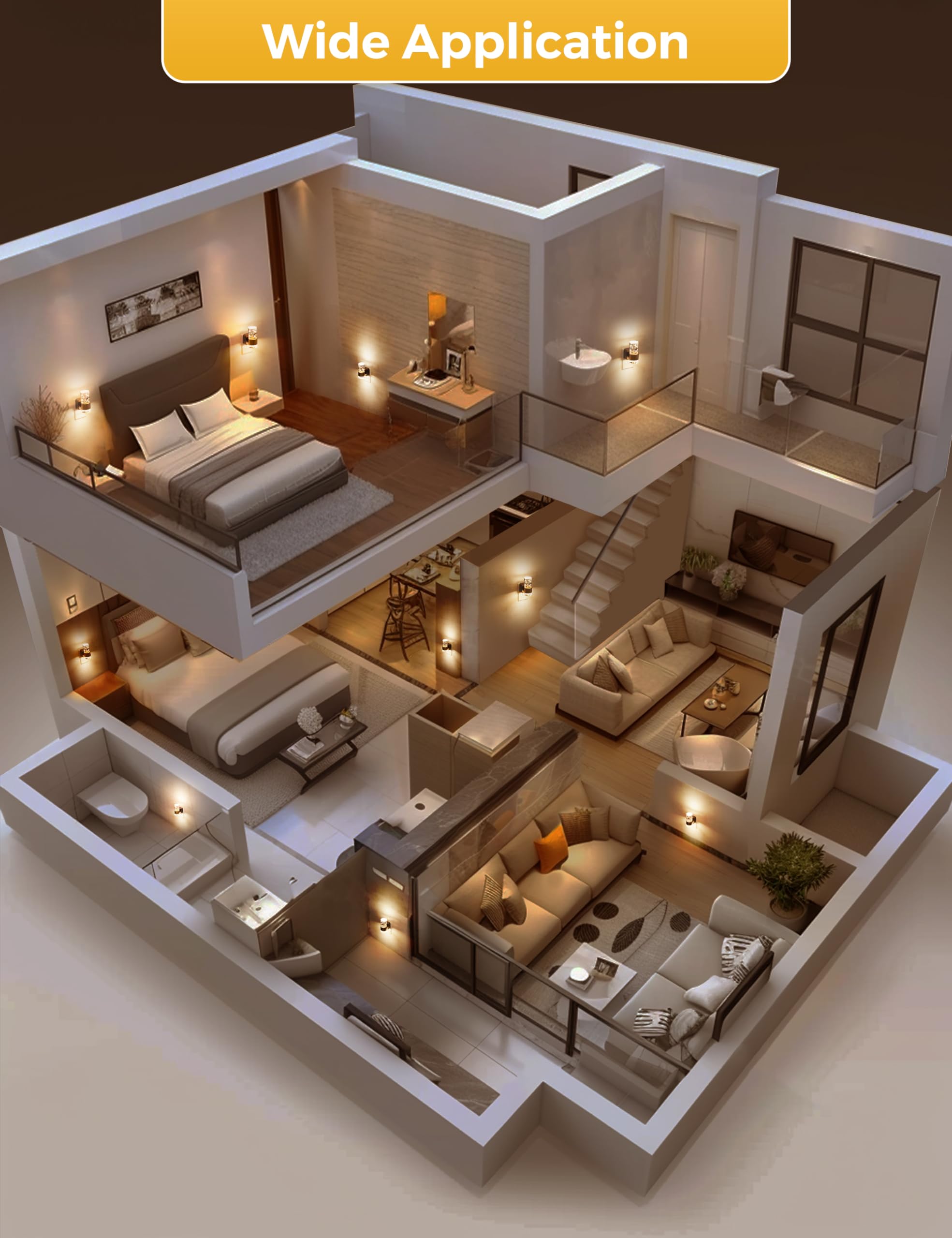 Wall Plug In Night Light, Soft Light LED Night Light with 0-100 LM Adjustable Brightness, 3000K with Auto Light Sensor, Wall Sconce-Style Design for Bathroom, Hallway, 2 Pack