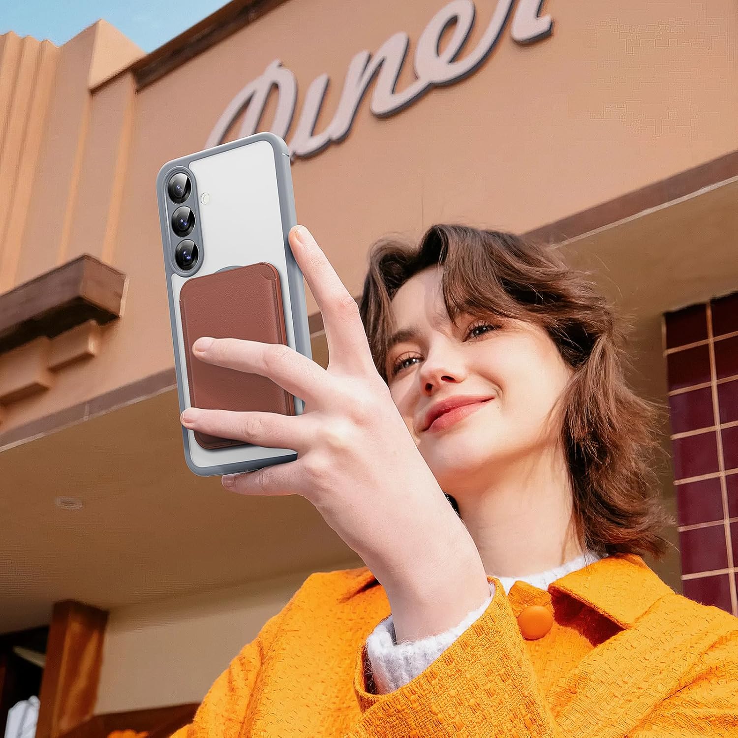 Samsung Galaxy S25 Case Magnetic, Upgraded [Full Camera Protection] [Military Drop Protection] Matte Back Cover for S25, Gray