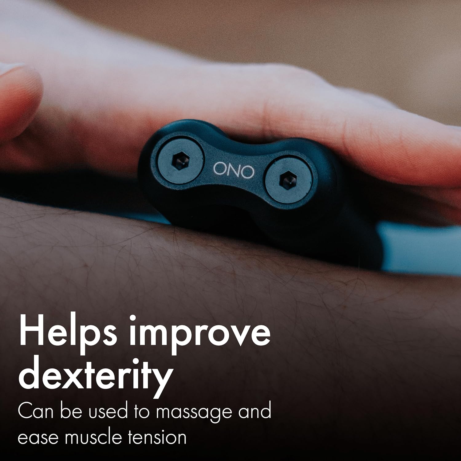 Roller - Handheld Fidget Toy for Adults | Help Relieve Stress, Anxiety, Tension | Promotes Focus, Clarity | Compact, Portable Design (Full Size/ABS, Black)