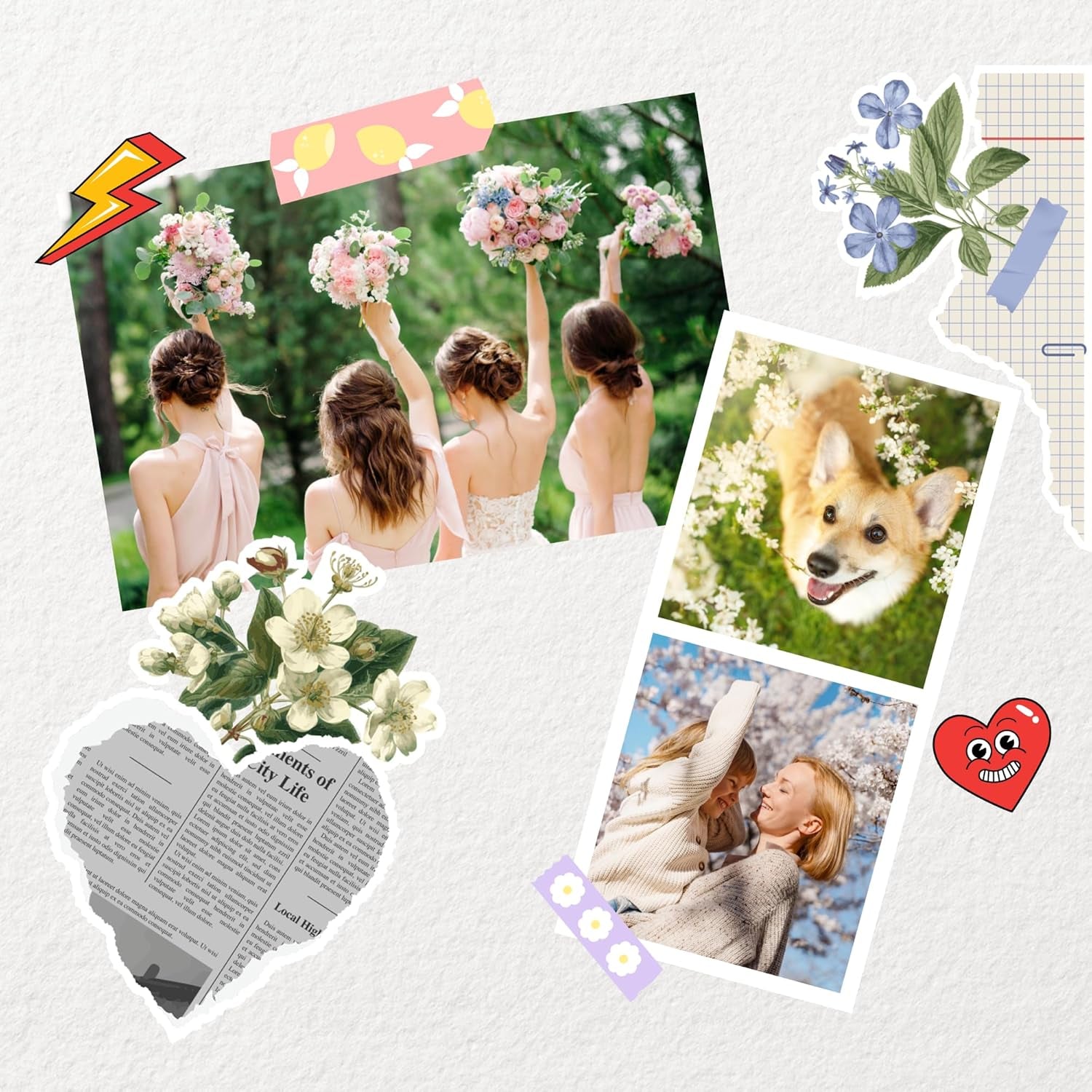 Mini 2 Retro 4PASS Portable Photo Printer (2.1X3.4 Inches) + 8 Sheets, Black